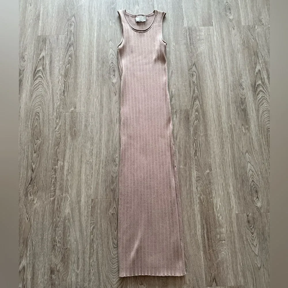ASOS Ribbed Sleeveless Maxi Dress